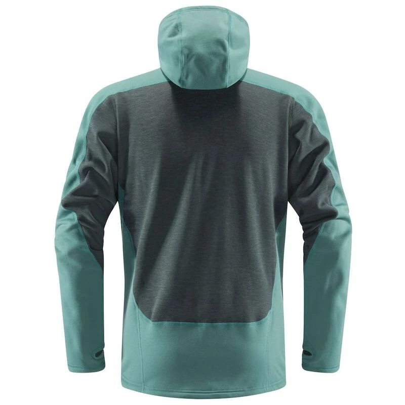 Haglofs Mens Serac Hooded Jacket (Willow Green/Mineral) | Sportpursuit