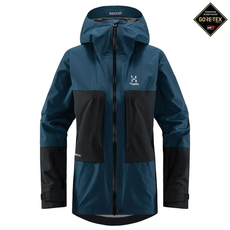 Haglöfs Womens Roc Sheer GTX Waterproof Jacket (Dark Ocean