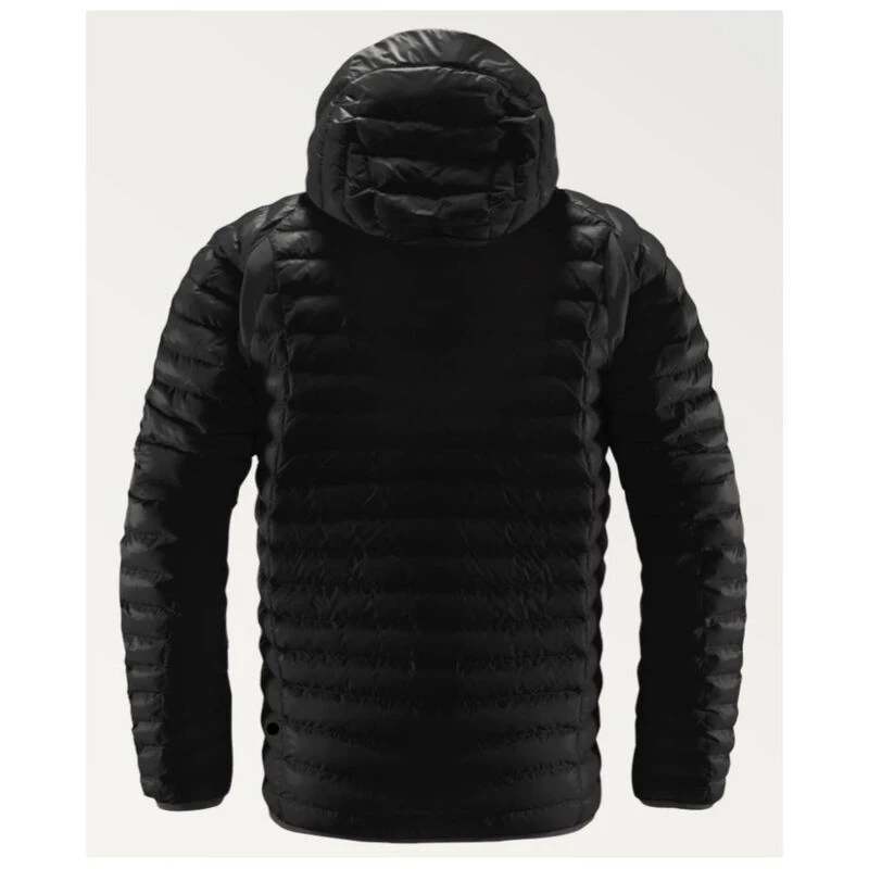 Haglofs Mens Essens Mimic Hooded Jacket True Black Sportpursuit