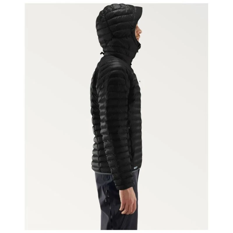 Haglofs Mens Essens Mimic Hooded Jacket True Black Sportpursuit