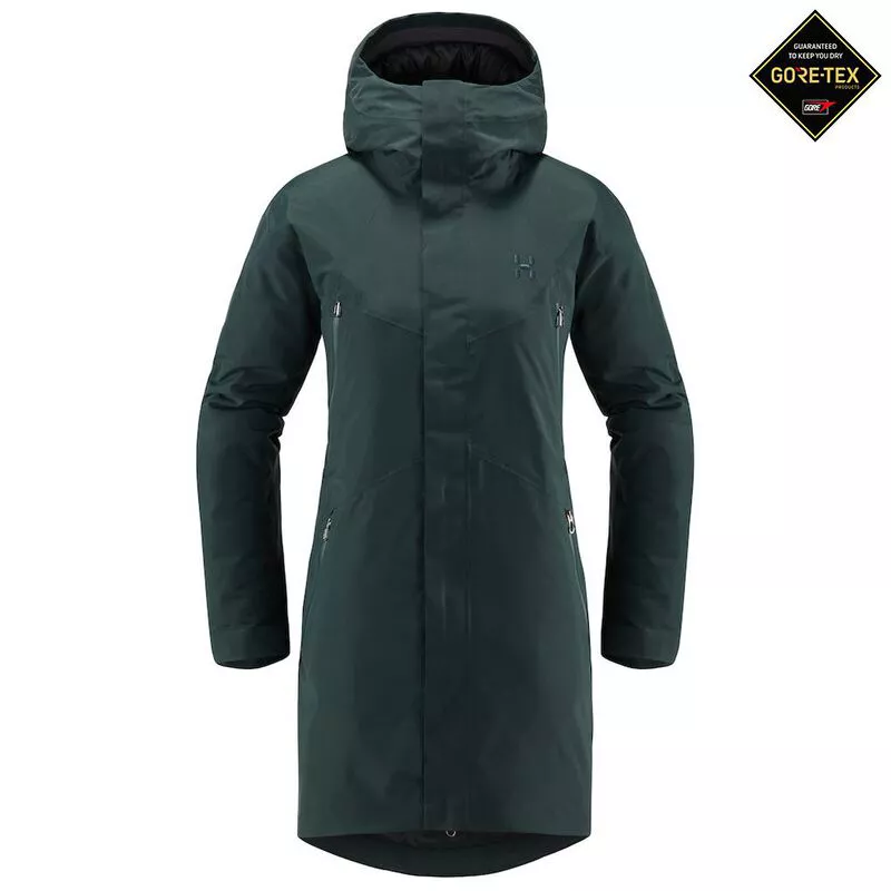 Haglofs Womens Furudal Down Parka Mineral Sportpursuit