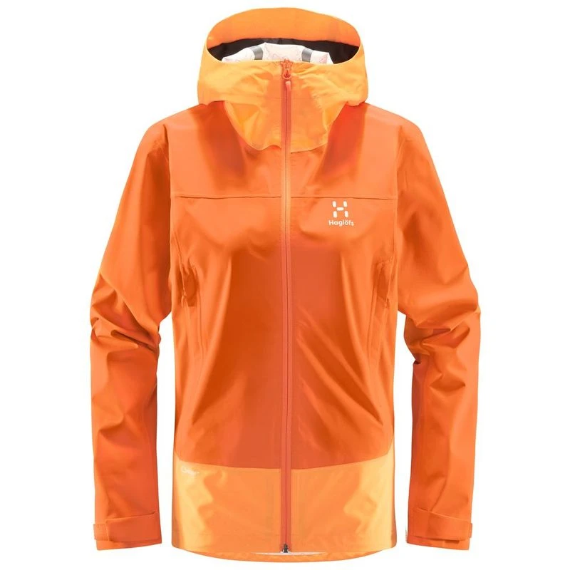 Haglöfs Womens Spate Waterproof Jacket (Soft Orange/Flame
