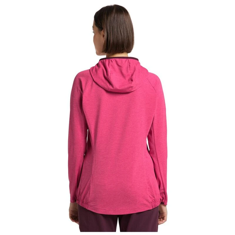 Haglofs Womens Mirre Hooded Mid Layer (Ultra Pink) | Sportpursuit.com