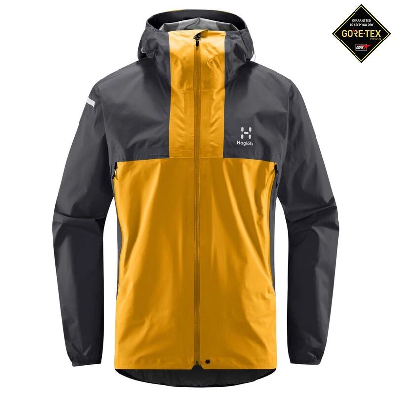 Haglofs Mens L.I.M Critus GTX Active Jacket (Magnetite/Sunny