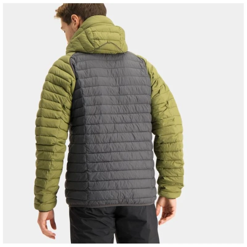 Mens green hooded jacket clearance