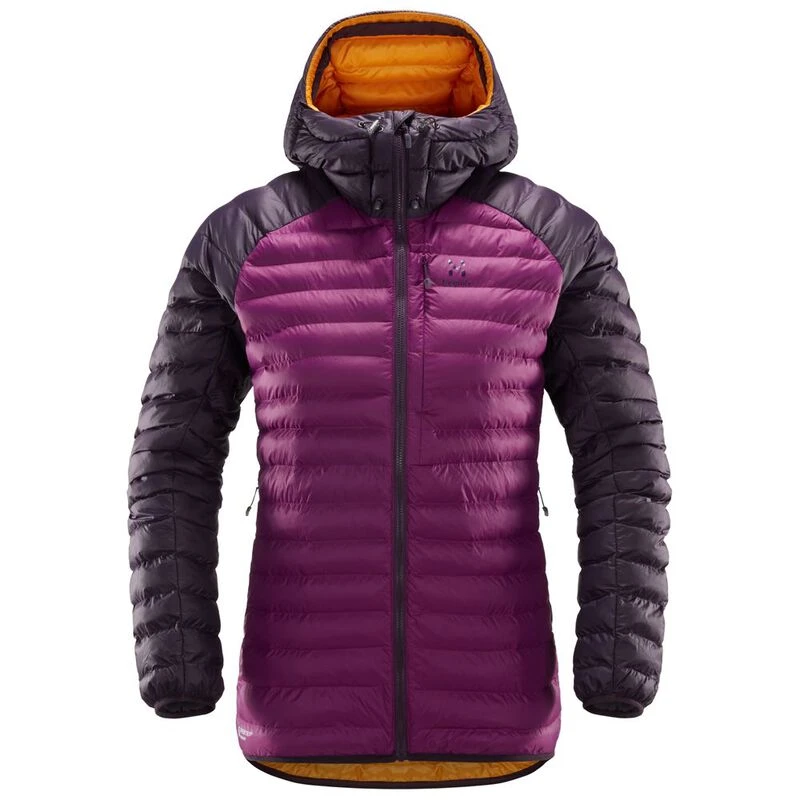 Haglofs Womens Essens Mimic Hooded Jacket (Lilac/Acai Berry) | Sportpu
