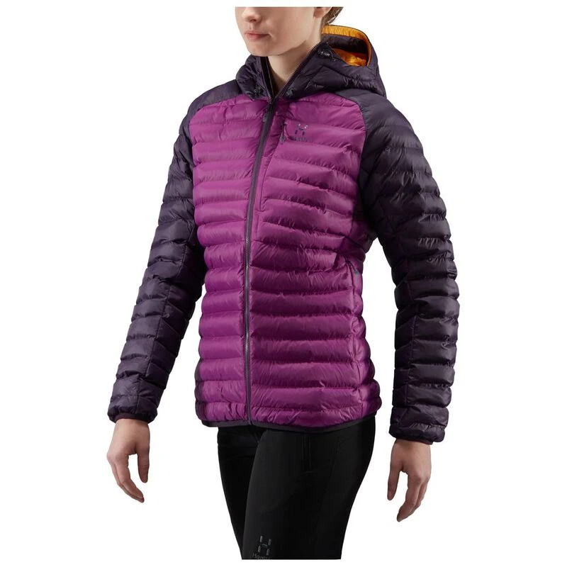 新品本物 Haglofs Womens Essens Mimic Hooded Jacket (Lilac/Acai Berry その他
