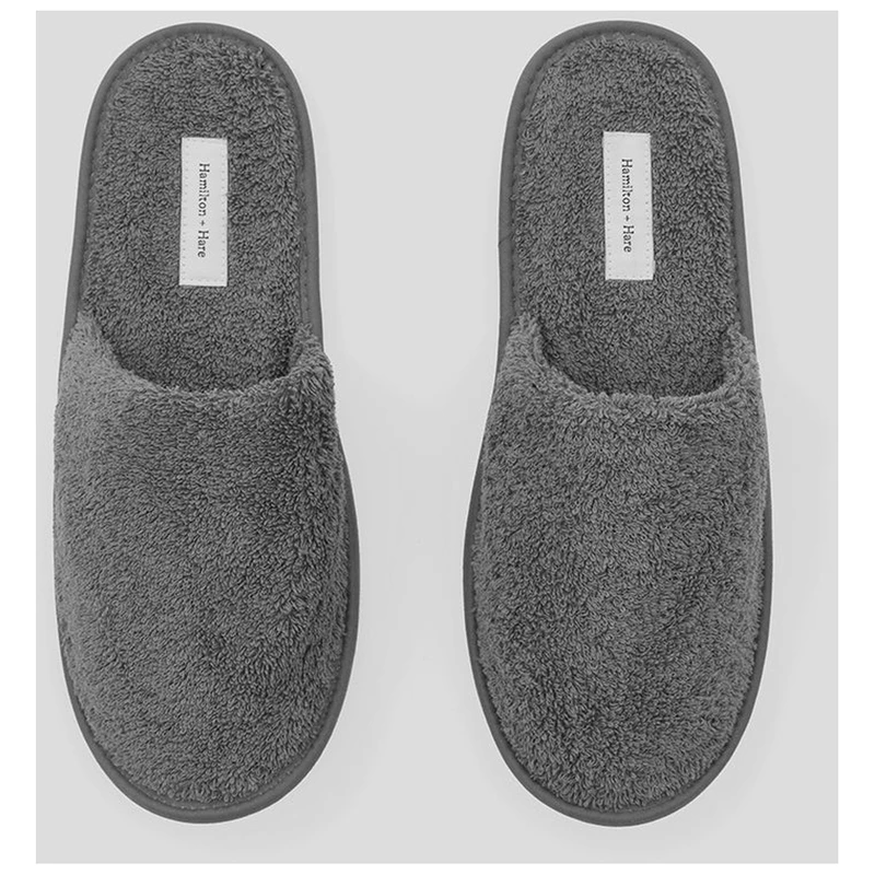 Mens towelling slippers on sale