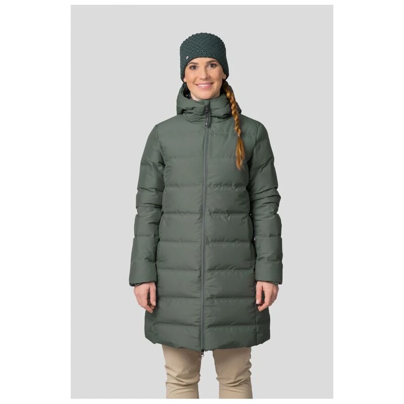 Hannah Womens Gaia Down Coat (Laurel Wreath) | Sportpursuit.com