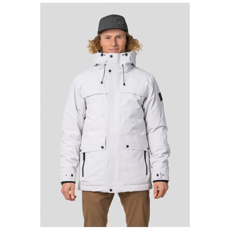 Pole outlet down parka
