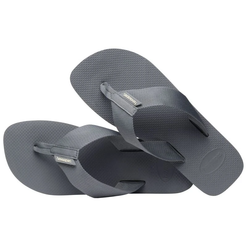 Mens grey havaianas flip flops clearance