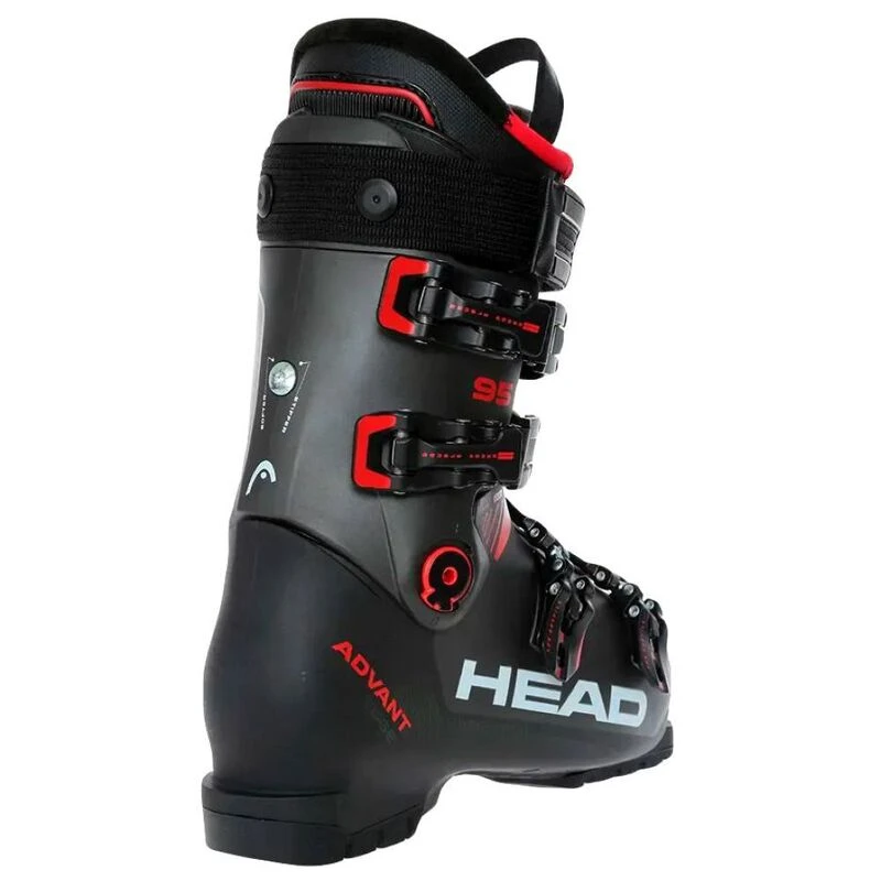 Head Mens Advant Edge 95 Ski Boots Anthracite Black Red Sportpursu