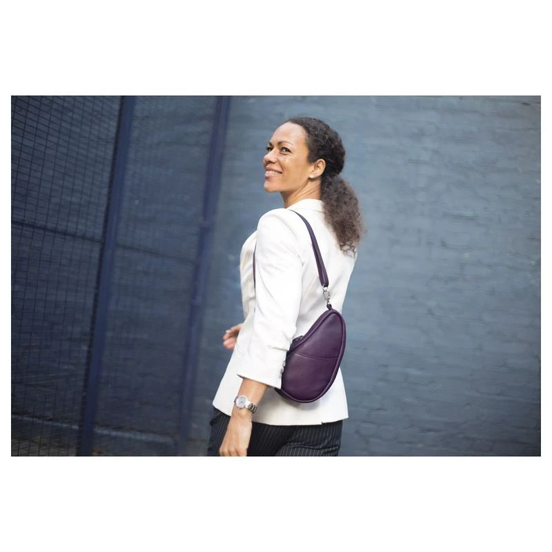 Healthy Back Bag Leather 1.5L Baglett Purple Sportpursuit