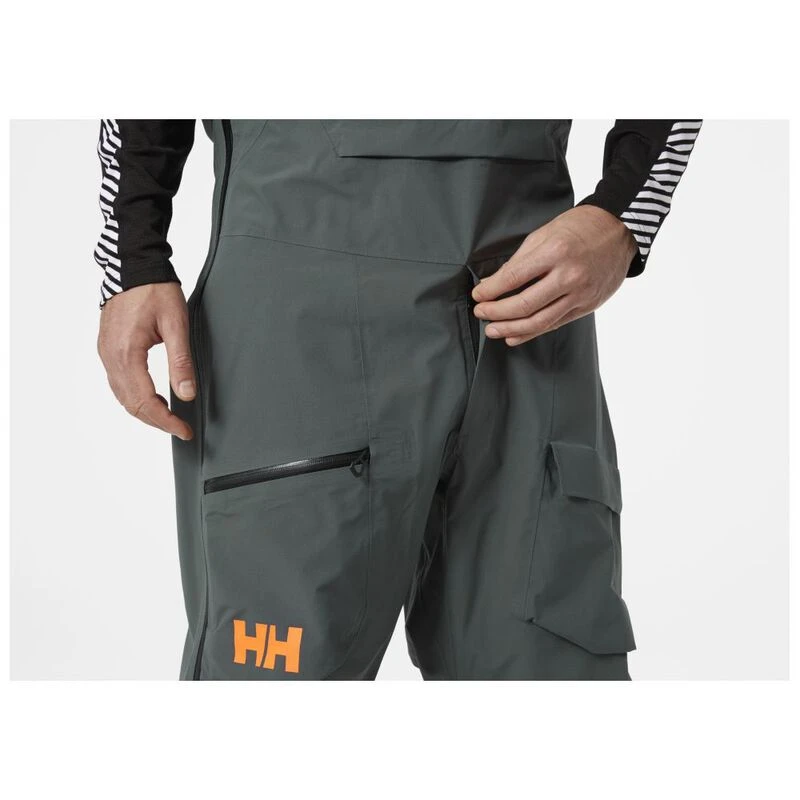 Helly Hansen Mens Ridge Infinity Shell Ski Bib Pants (Storm)