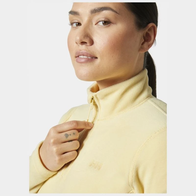 Felpa Mezza Zip Helly Hansen Donna Inshore - In Poliestere Riciclato, Design Elegante Con Logo HH, Perfetta Per Outdoor
