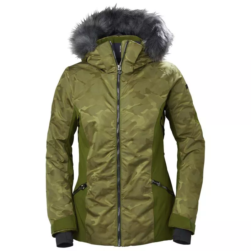 Helly Hansen Womens Skistar Ski Jacket Fir Green Sportpursuit
