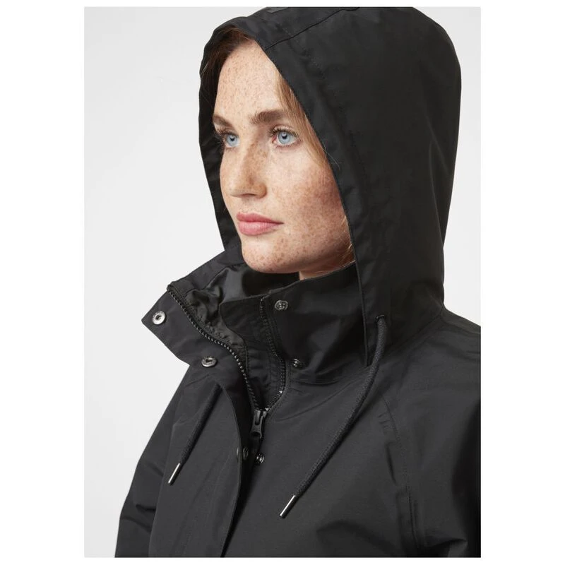 Helly Hansen Womens Valentia Rain Jacket Black Sportpursuit