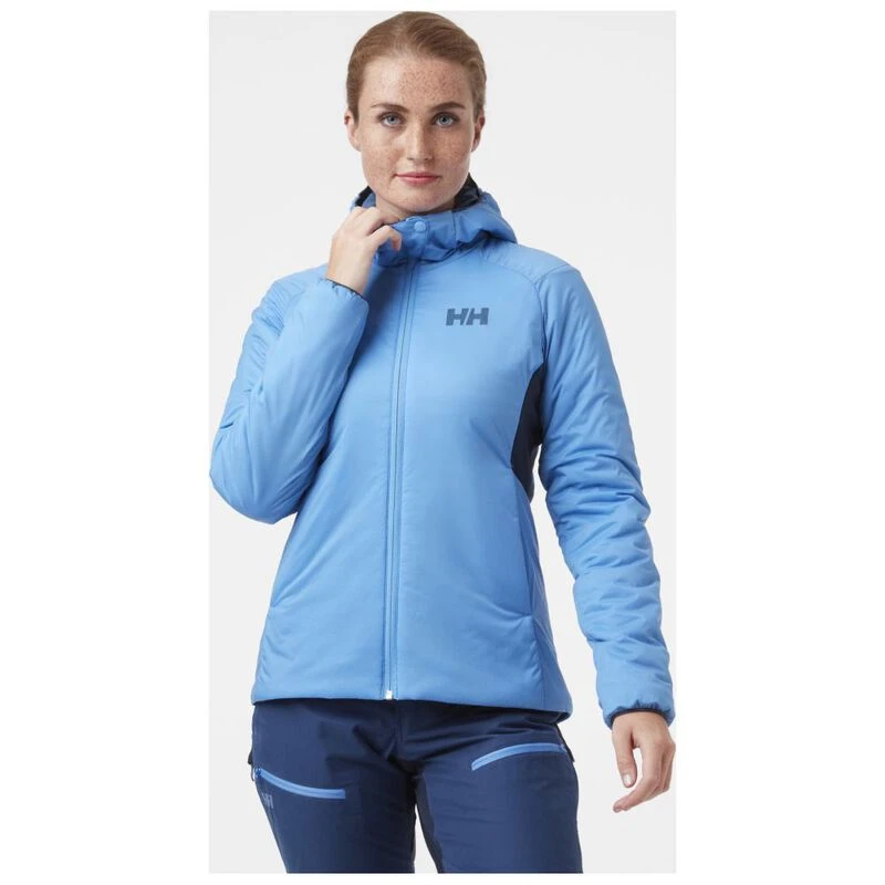 Helly Hansen Womens Odin Stretch Hooded Insulator Jacket Skagen Blue