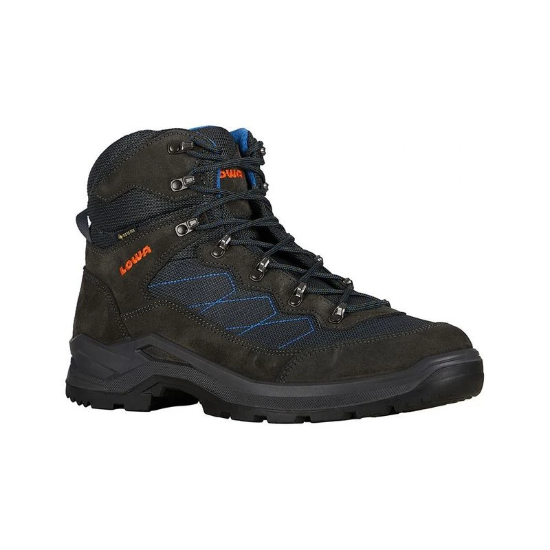 Lowa Mens Taurus Pro GTX Mid Hiking Shoes Anthracite Sportpursuit
