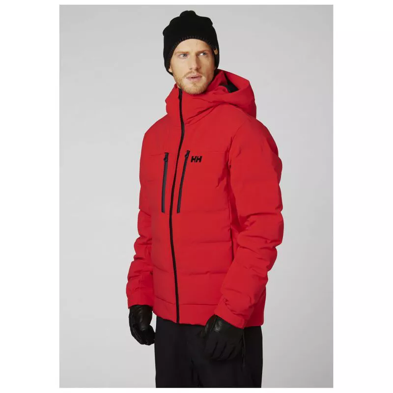 Helly Hansen Mens Rivaridge Puffy Jacket Alert Red Sportpursuit