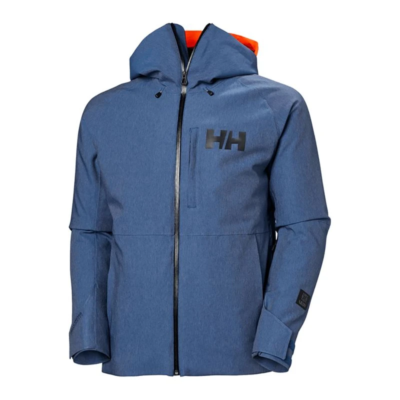 Helly Hansen Mens Powderface Jacket Blue Sportpursuit