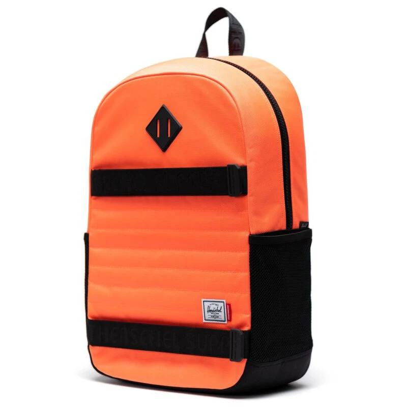 Herschel Fleet 25L Backpack (Shocking Orange/Black) | Sportpursuit.com