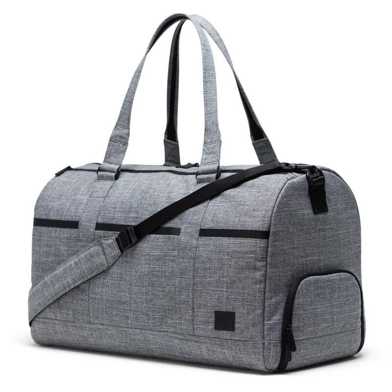 Herschel Tech Novel Duffle Bag Raven Crosshatch Sportpursuit