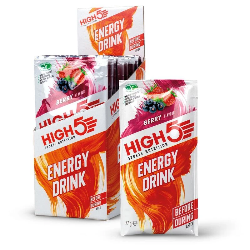High5 Energy Drink Sachets (12 x 47g Choice of Flavours) Sportpur