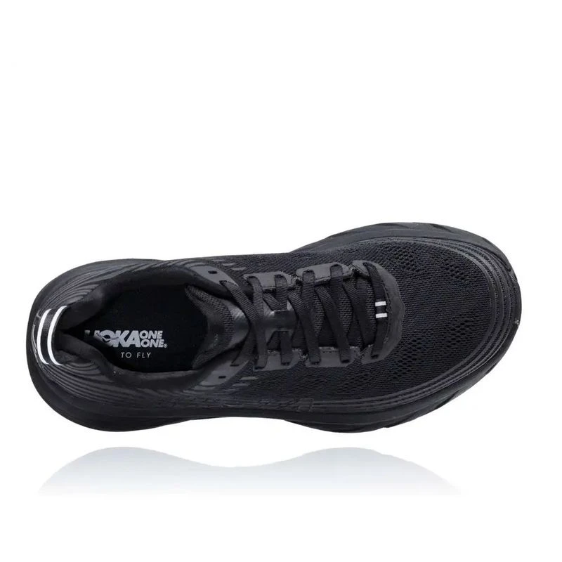 HOKA ONE ONE W BONDi 6 ブラック 6.5 Hoka One One Mens Bondi 6