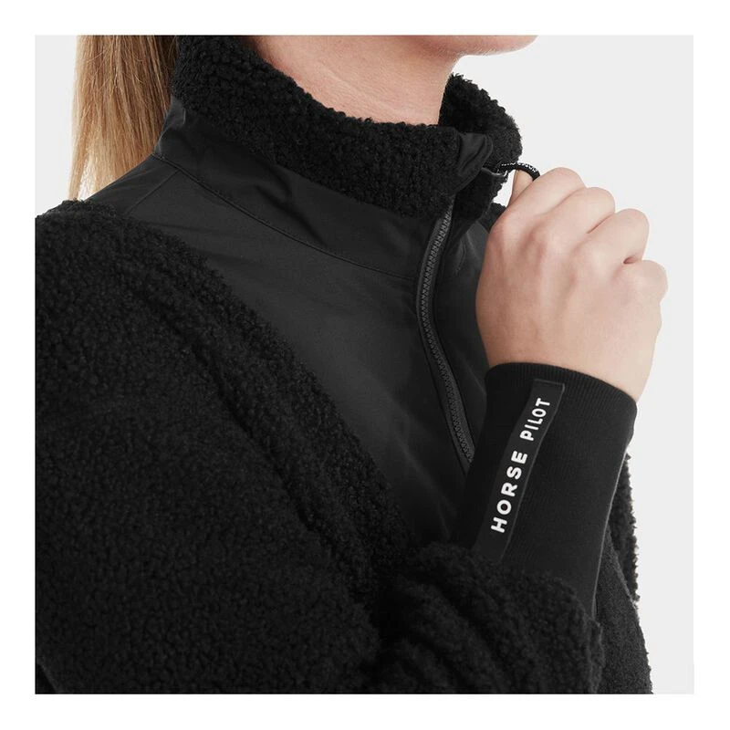 HorsePilot Veste Sherpa Femme Noir privatesportshop