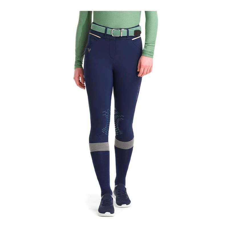 Collant D'équitation Ariat Tek EOS - Bleu Marine Taille S - Grip Genou Silicone - Occasion