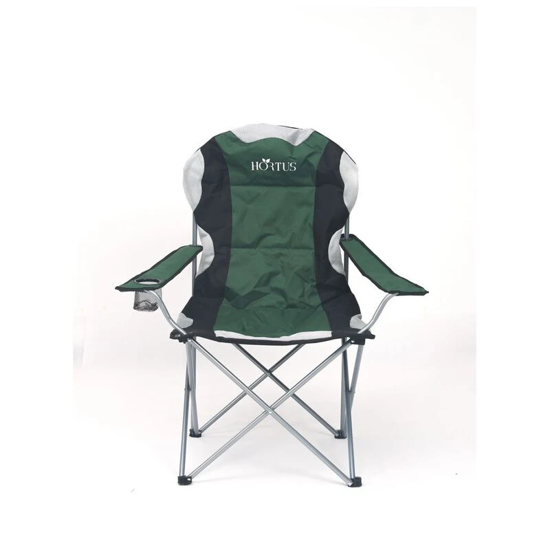 Hortus Deluxe Padded Camping Chair (Green)