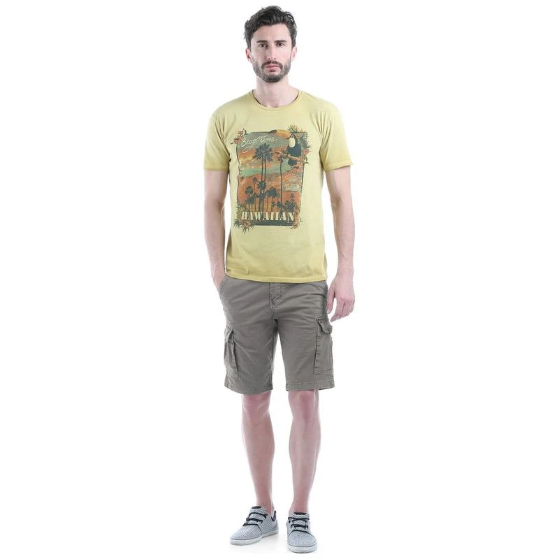 Hot Buttered Mens Surfers Paradise Cargo Shorts Carbon Grey Sportp