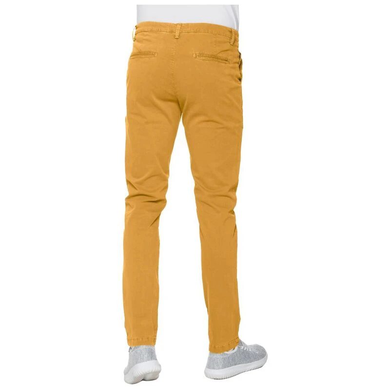 Buy Hangup Yellow Cotton Linen Regular Fit Trousers for Mens Online @ Tata  CLiQ