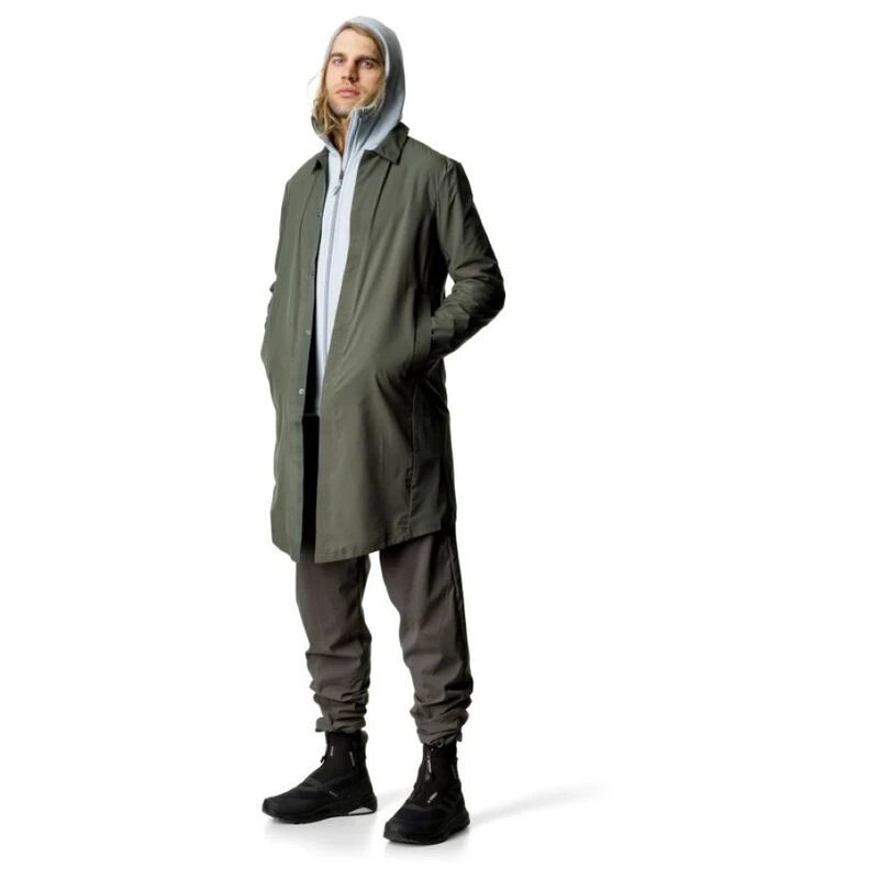 Houdini Mens Nomad Parka (Baremark Green) | Sportpursuit.com
