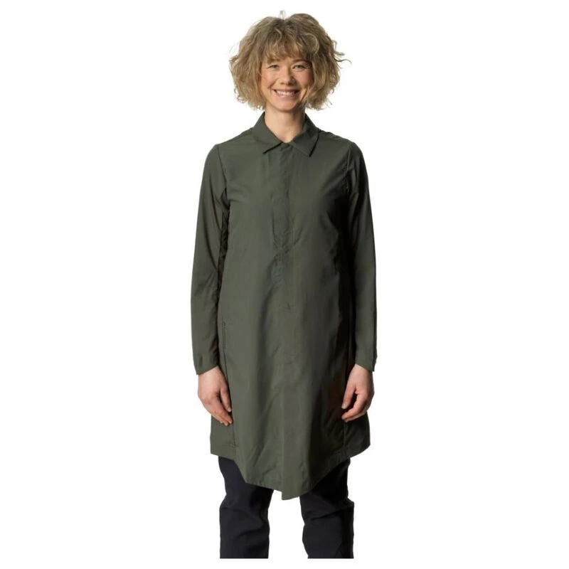 Houdini Womens Nomad Parka (Baremark Green) | Sportpursuit.com