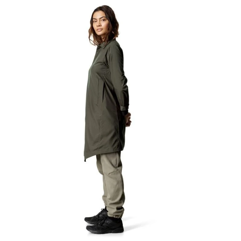 Houdini Womens Nomad Parka (Baremark Green) | Sportpursuit.com