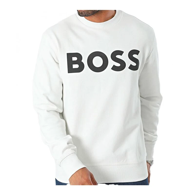 Hugo boss t shirt wit clearance