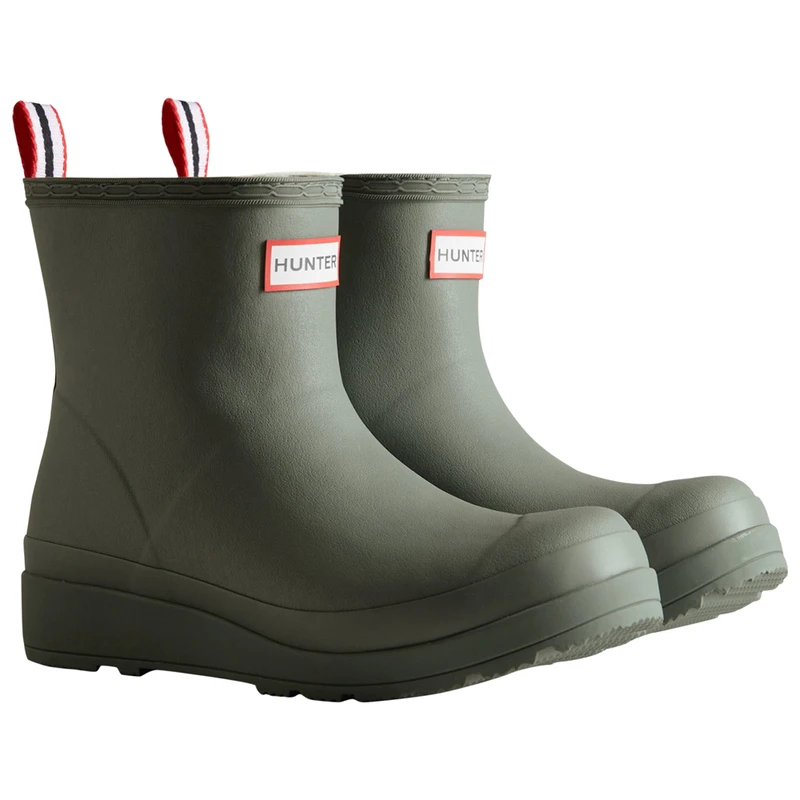 Hunter Womens Play Insulated Short Boots (Urban Grey) | Sportpursuit.c