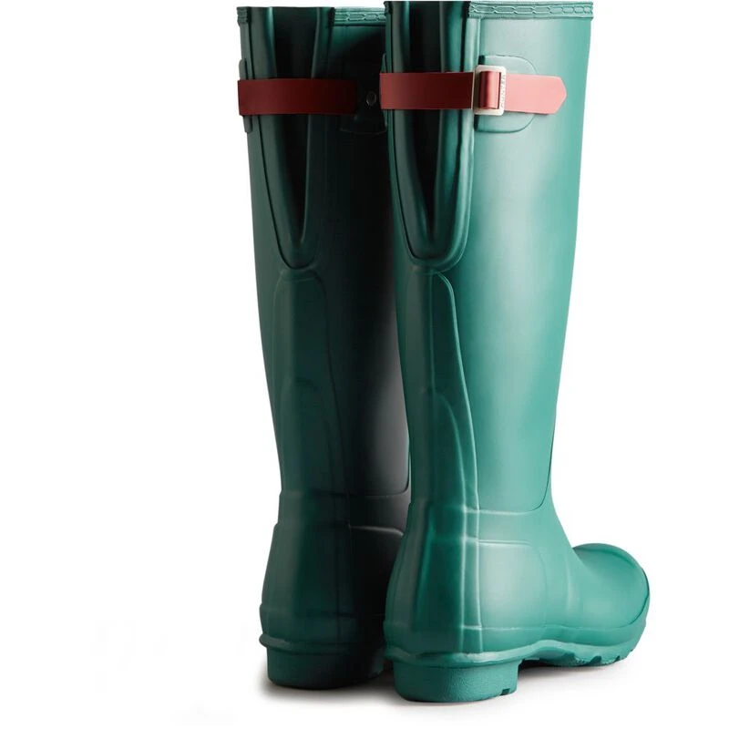 Hunter Womens Original Adjustable Tall Boots Blue Rose Sportpursui