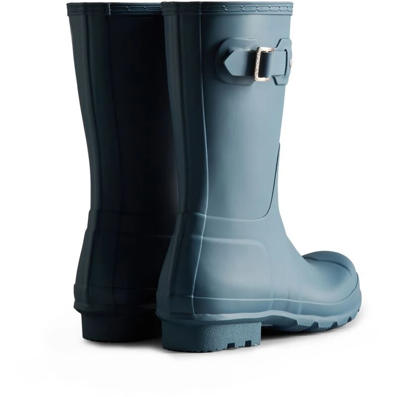 Short grey clearance hunter rain boots