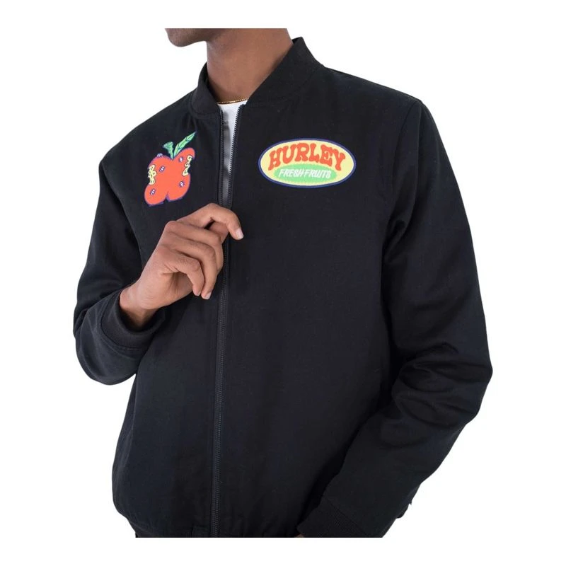 Hurley bomber jacket shop