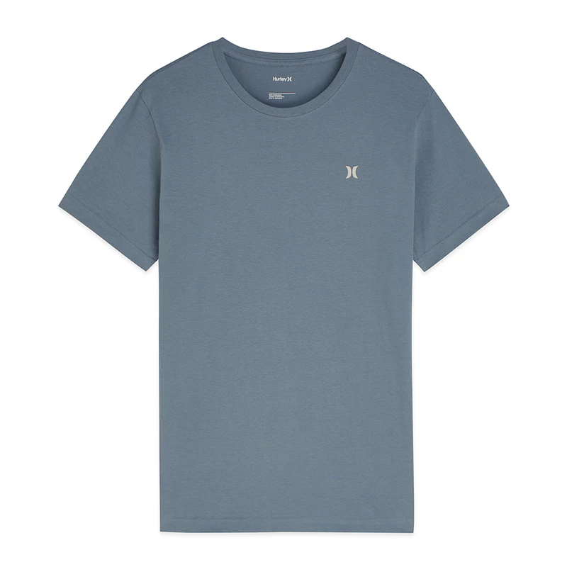 T-shirt De Bain Hurley Icon Hybrid UPF 50 Homme - Taille S Bleu, Manches Courtes, Neuf