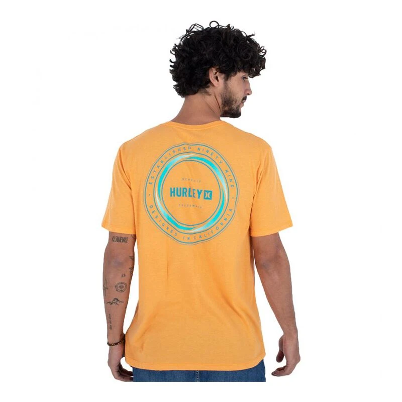 yellow hurley shirt