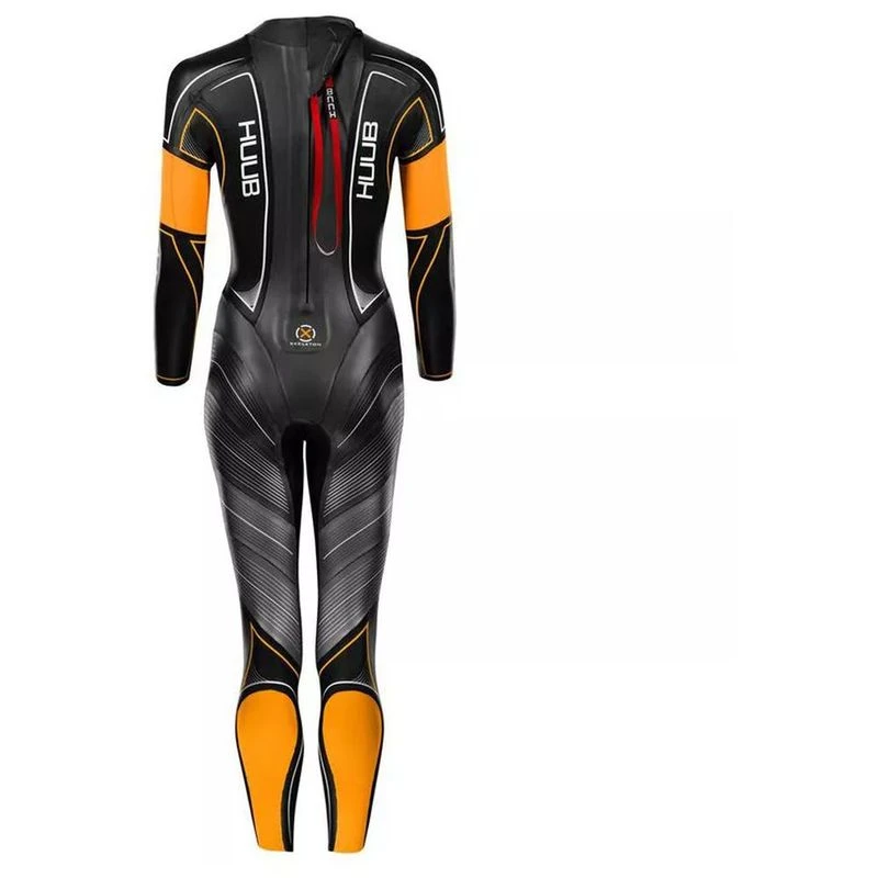 Huub Womens Araya Wetsuit - Black Orange - Easy Stretch 2 HUUB