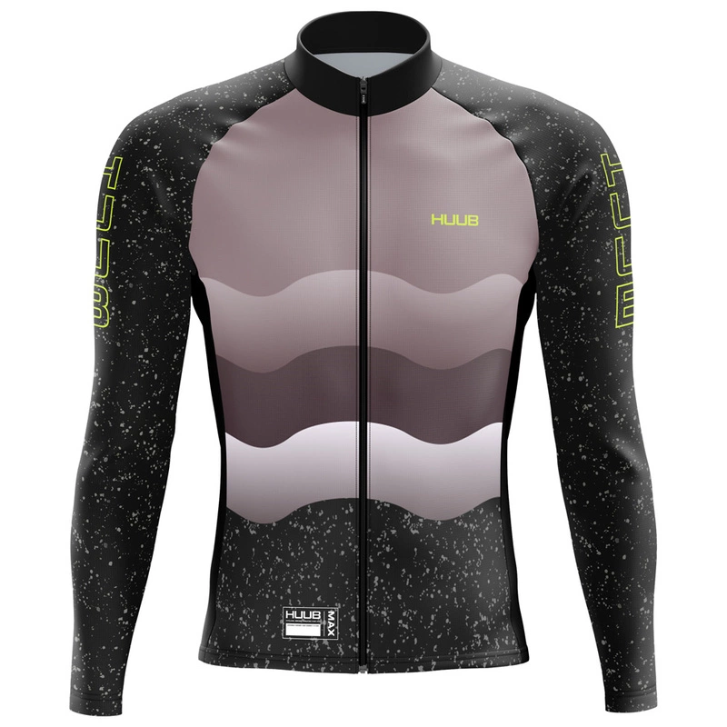 Huub Mens Max Long Sleeve Thermal Cycling Jersey (Volt) | Sportpursuit