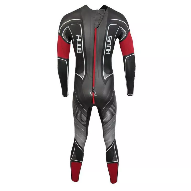Huub Mens Archimedes III 3/5mm Wetsuit (Black/Red