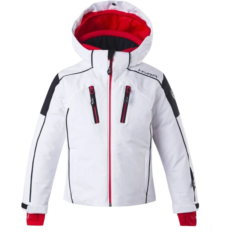 Kids white ski jacket cheap