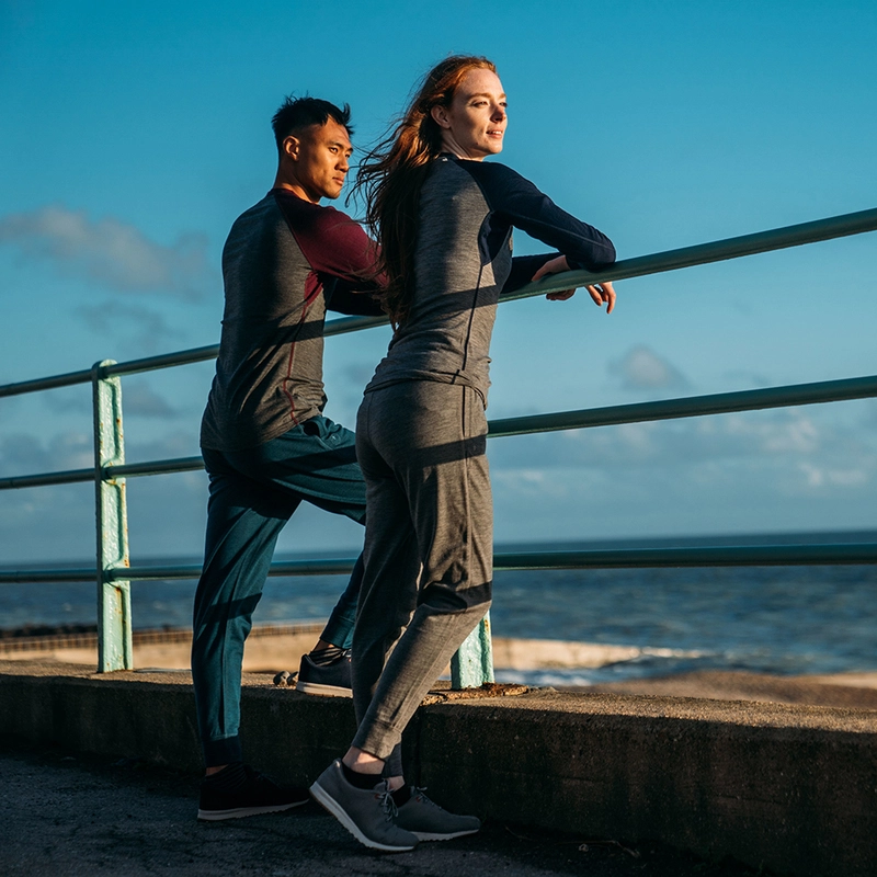 Mens teal joggers top