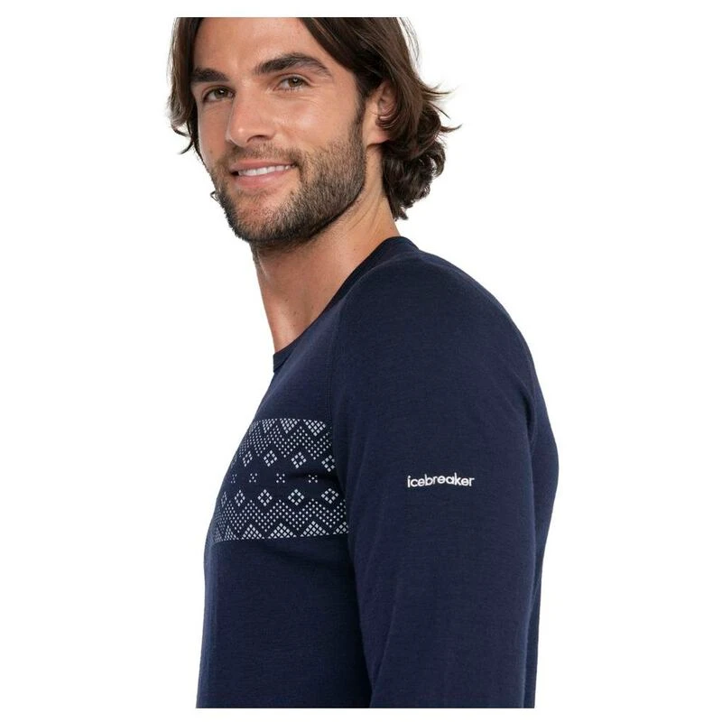 First Ascent Thermal Top L/S Mens Navy
